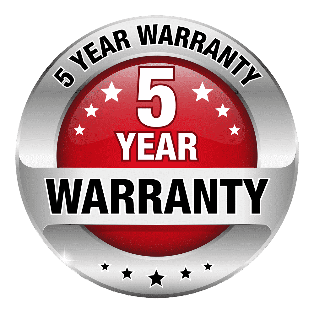 5 Year Roof Warranty